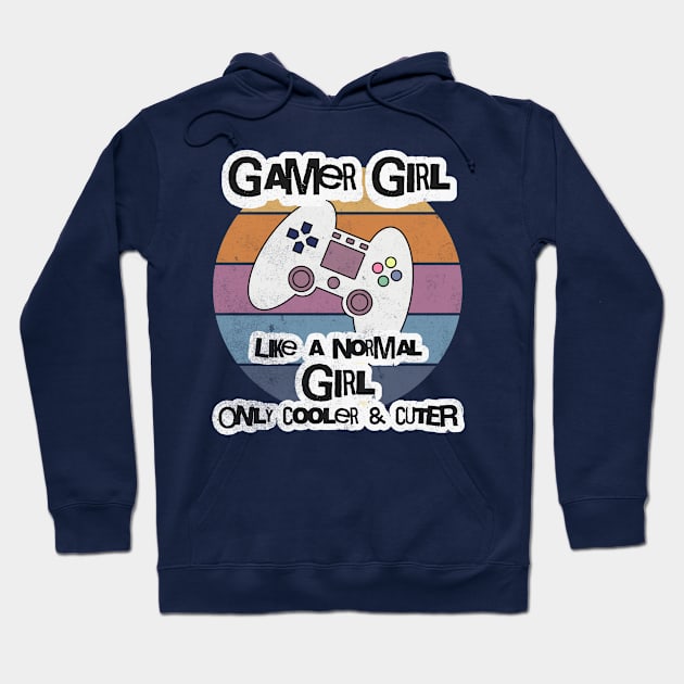 Gamer Girl Hoodie by MonkeyLogick